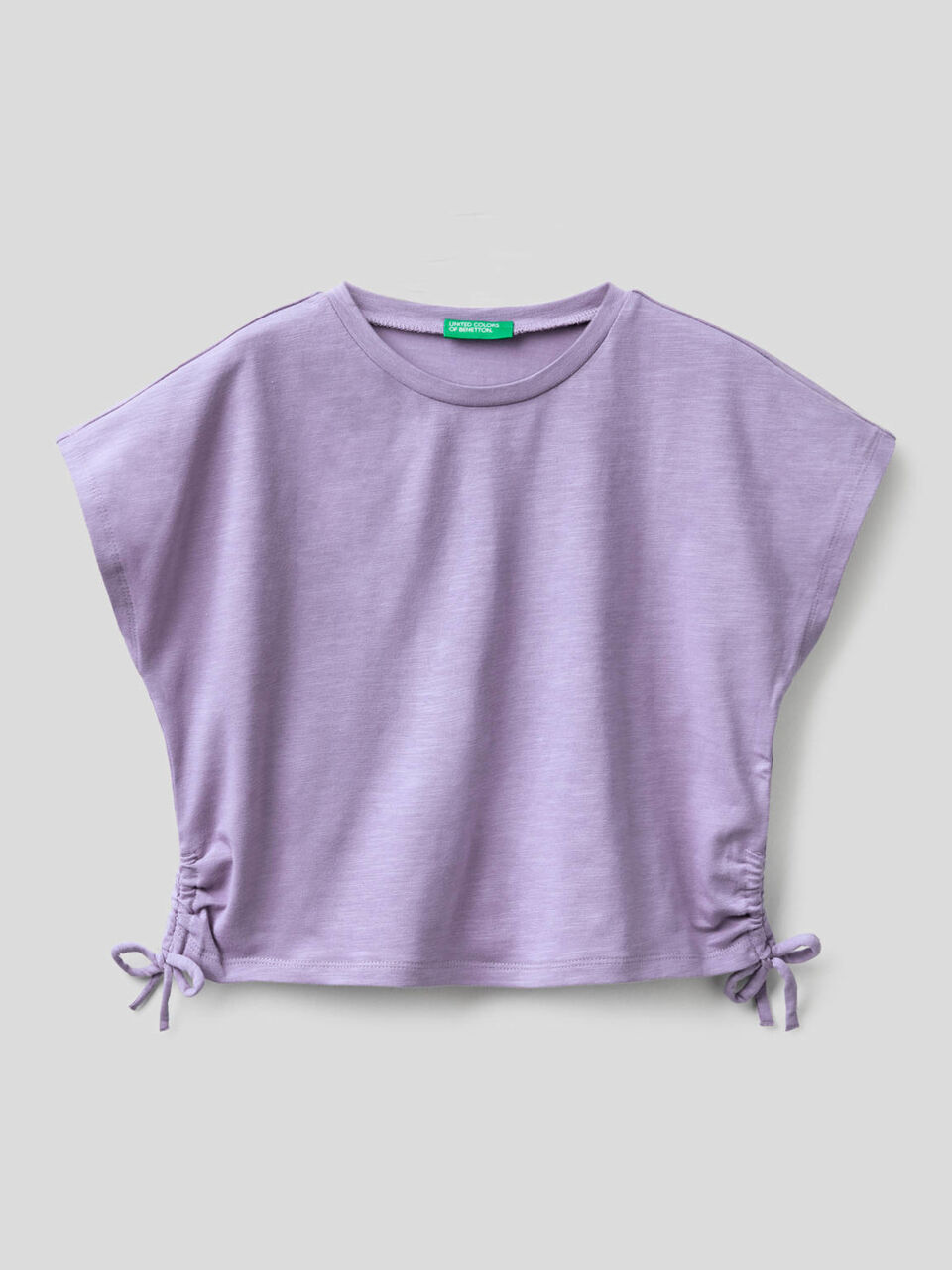 T-shirt en coton stretch avec noeuds image number null