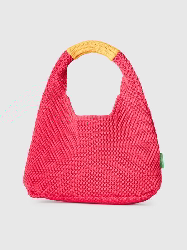 Petit sac bandoulière au crochet Femme