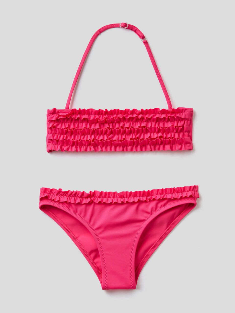 Maillot deux pièces en ECONYL® avec ruches image number 1