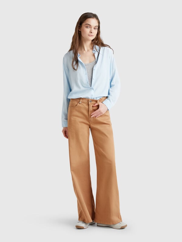 Pantalon coupe large Femme