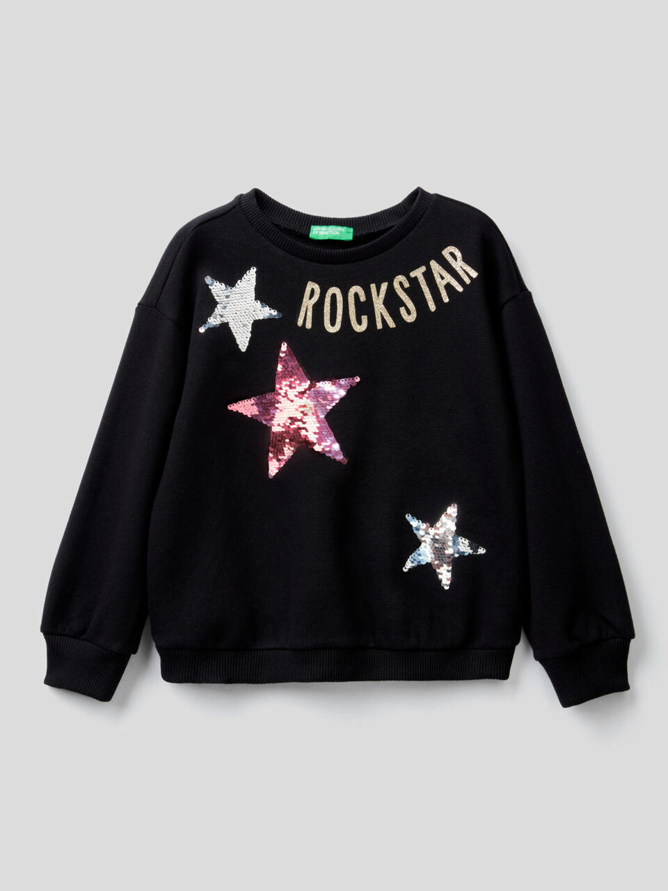 Sweat 100 % coton à paillettes image number 1