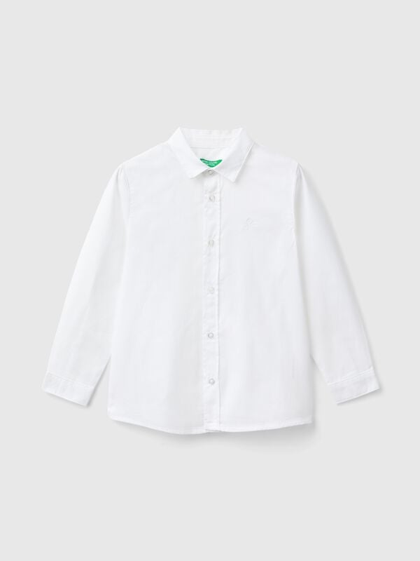 Chemise classique en pur coton Garçon