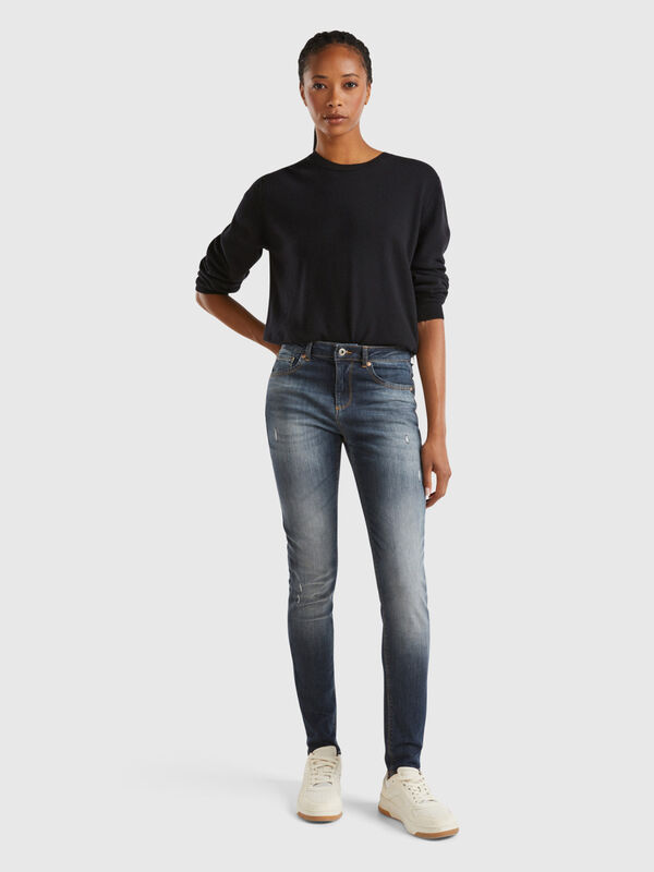 Jean push up coupe skinny Femme