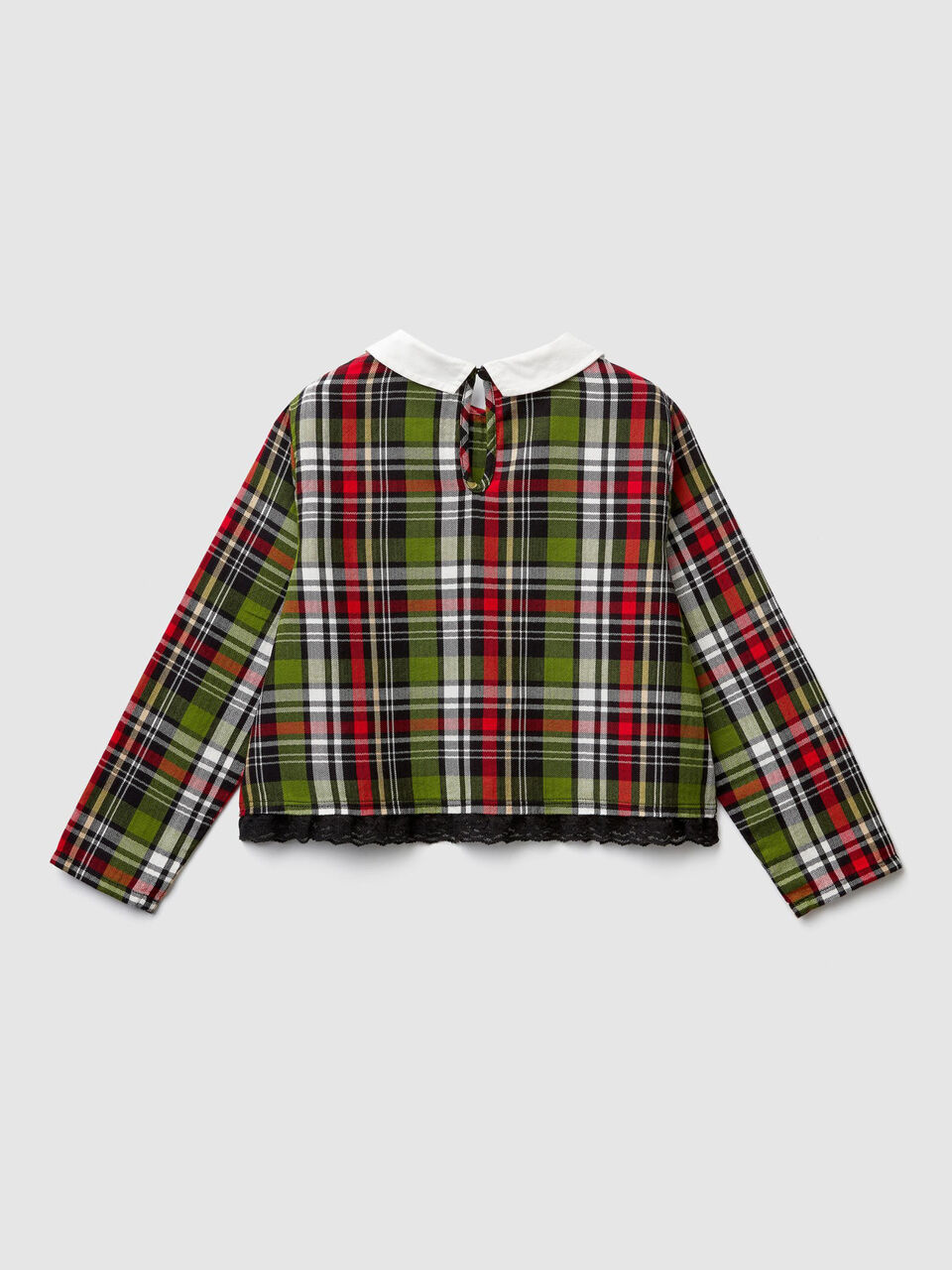 Blouse à carreaux en flanelle image number 2