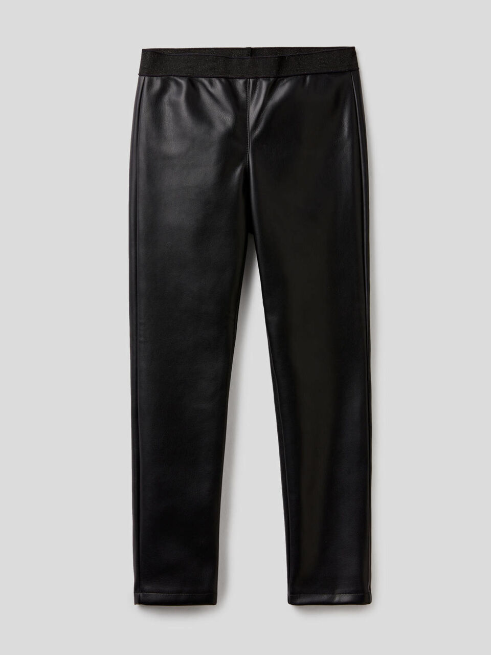 Jegging en tissu effet cuir image number 1