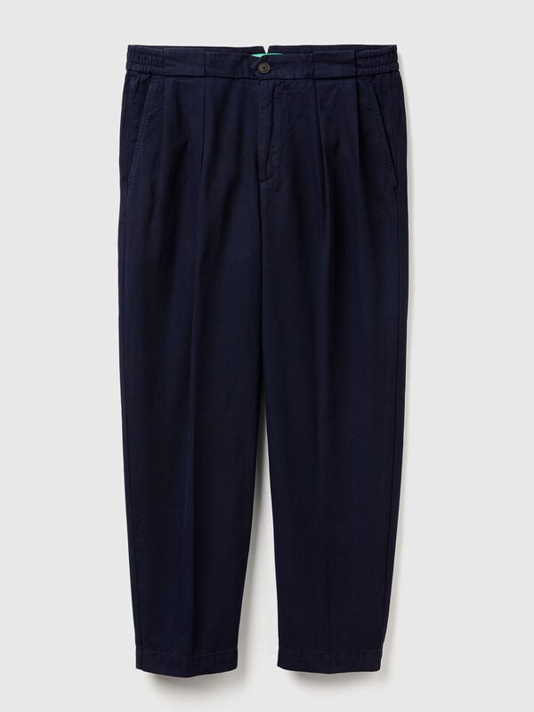 Pantalon chino coupe carotte Homme