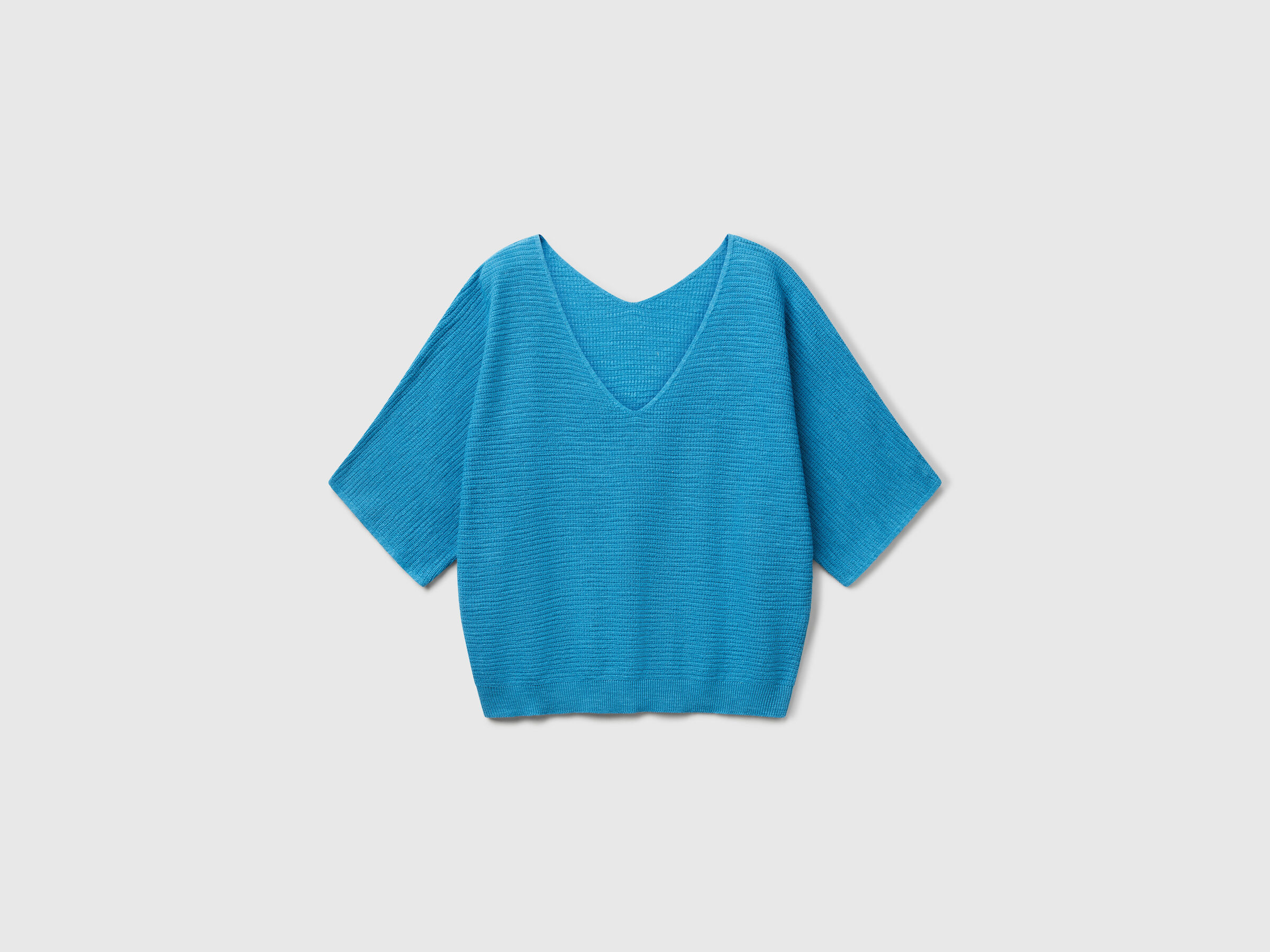 V NECK SWEATER H/S Femme image number 4