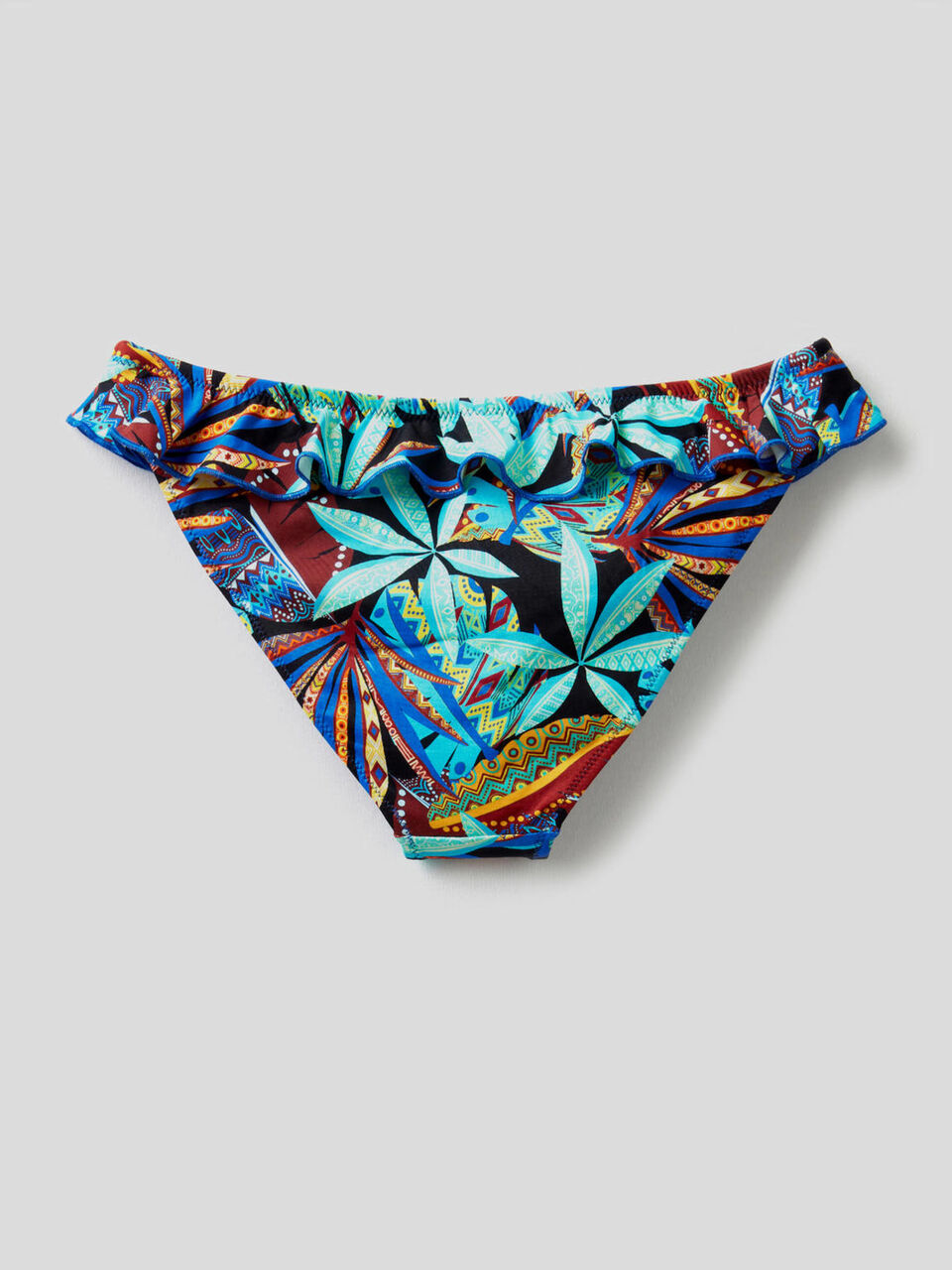Slip de bain avec imprimé tropical image number 2