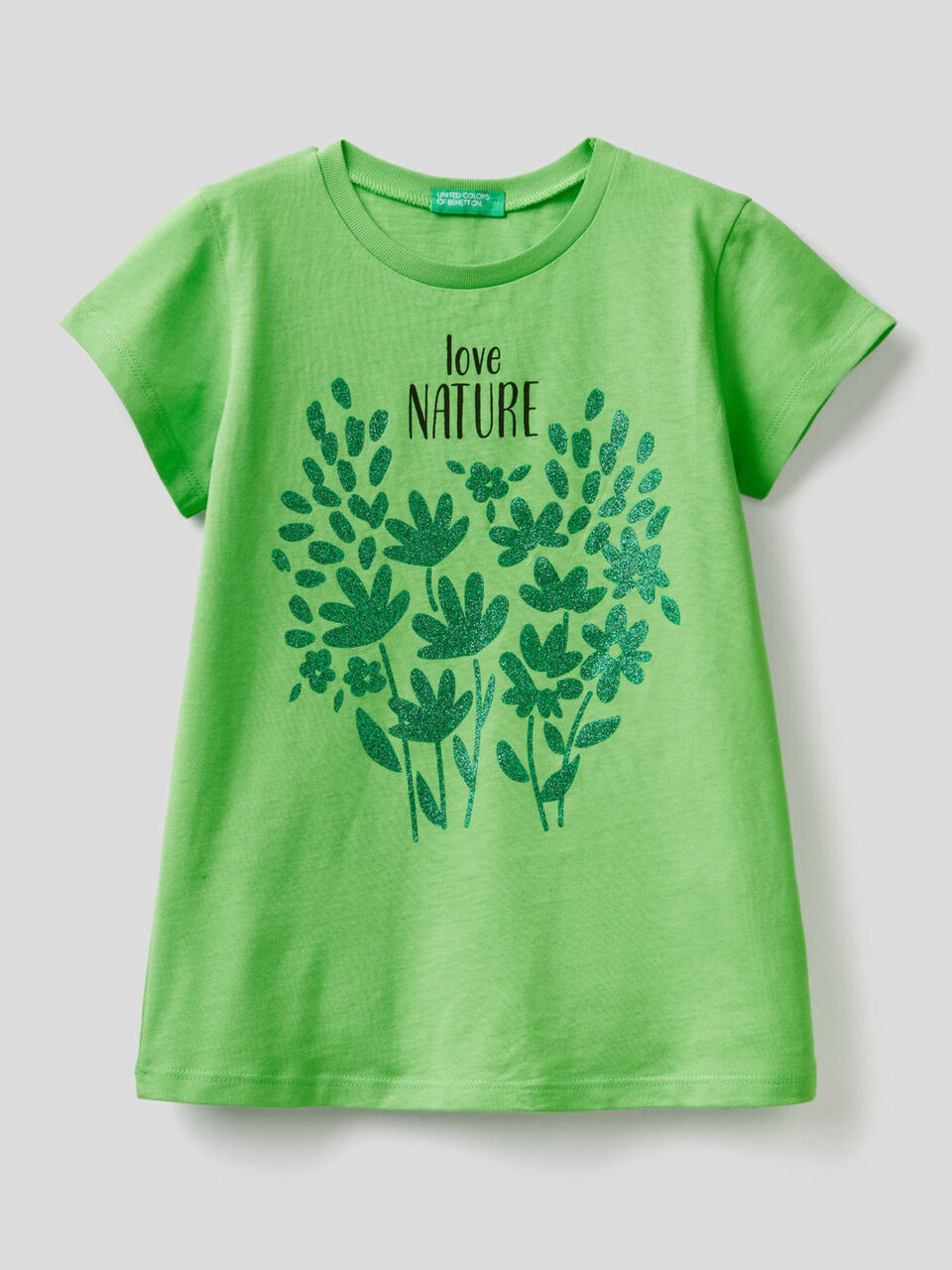T-shirt avec imprimé pailleté image number 1