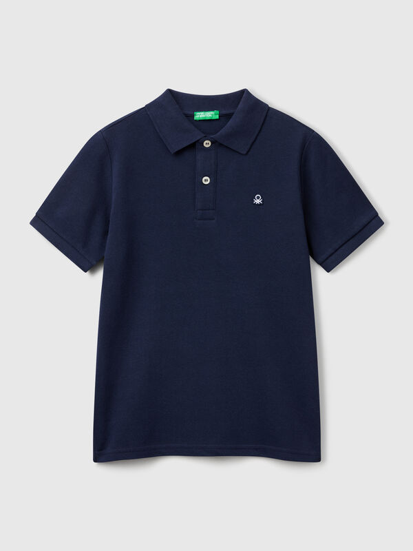 Polo coupe slim en pur coton Garçon