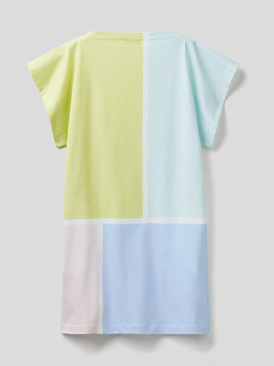 Robe courte en coton avec imprimé image number 2