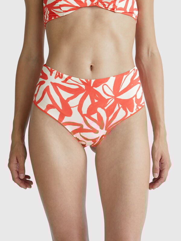 Slip de bain réversible Femme