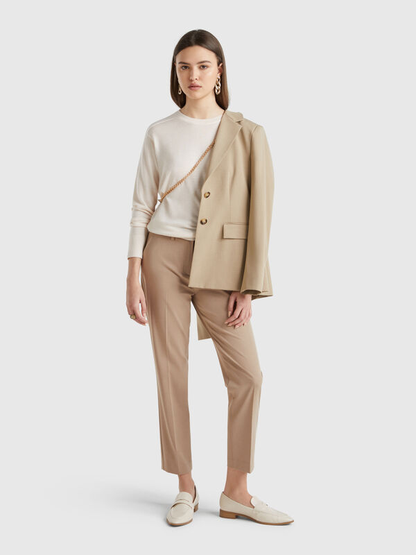 Pantalon fluide coupe slim Femme