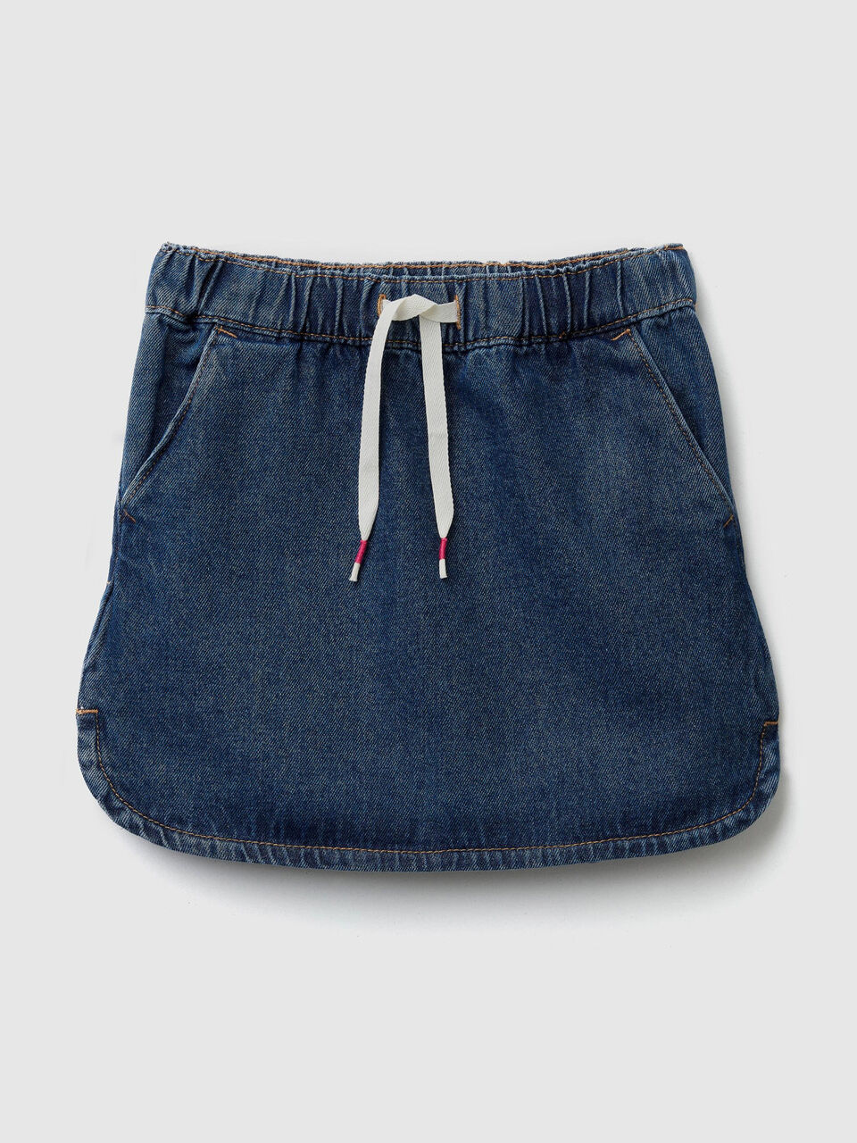 Jupe en denim avec cordon de serrage image number 1