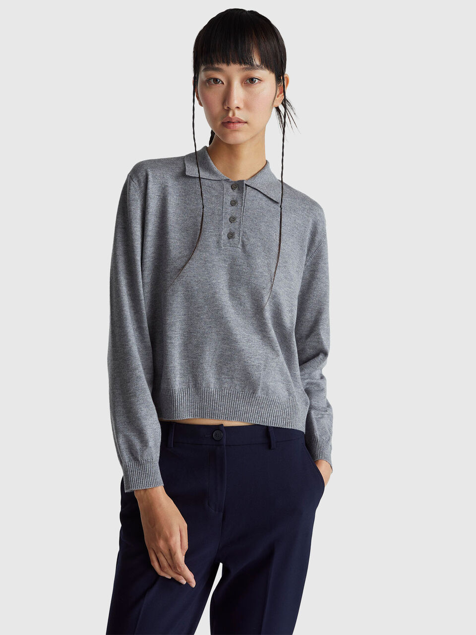 L/S POLO SHIRT Femme image number null