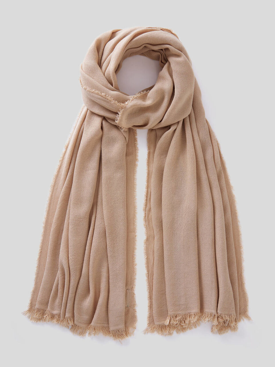 Foulard en viscose unie image number 1