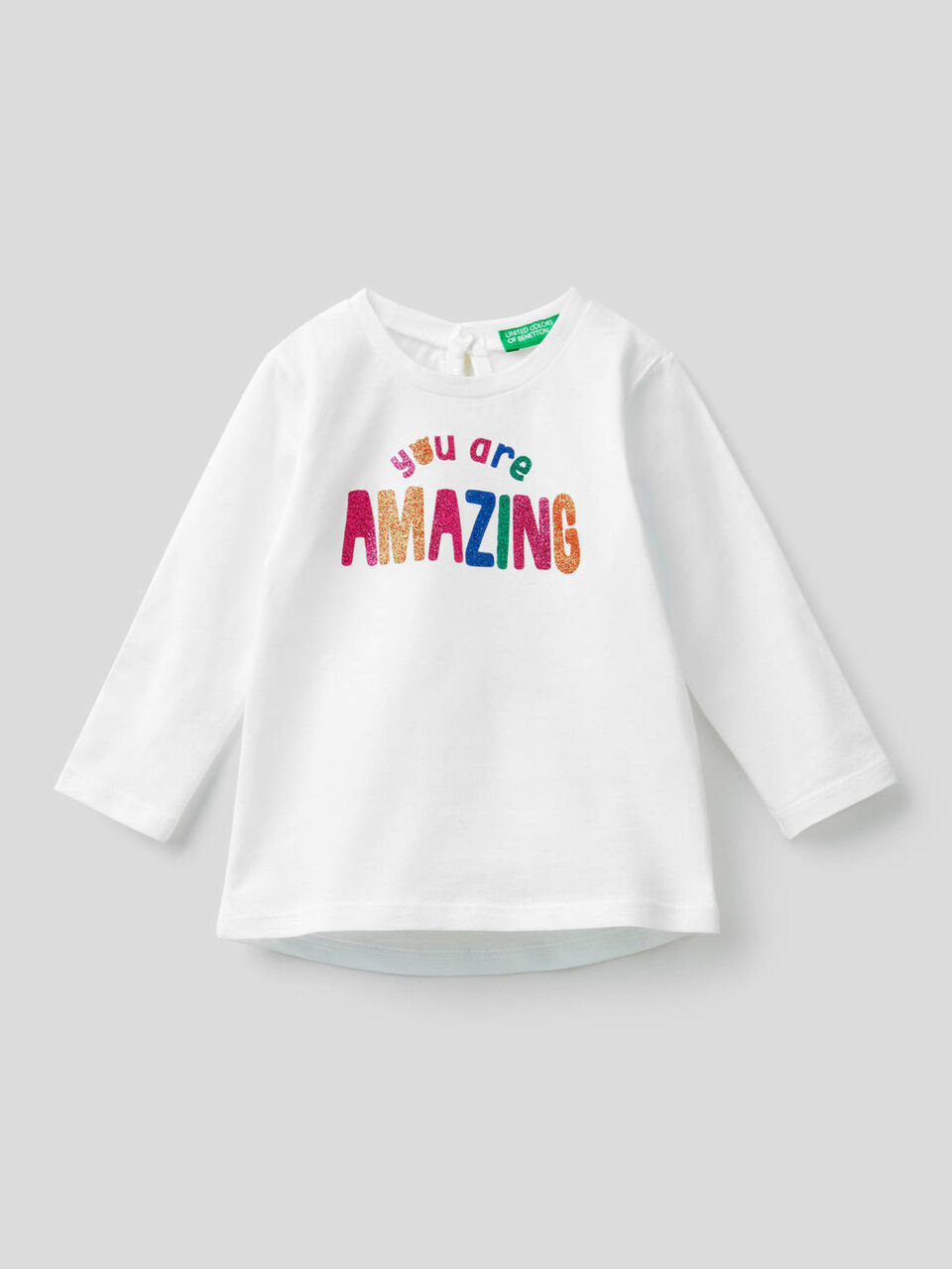 T-shirt manches longues 100% coton image number 1