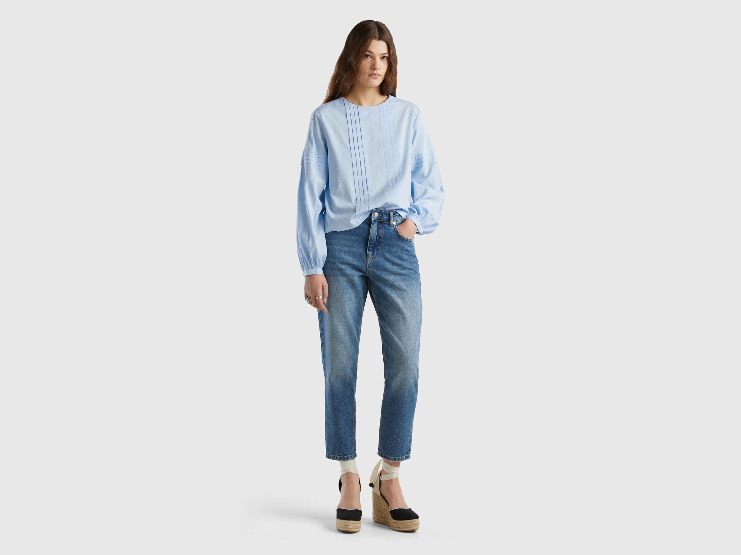 Jeans store cropped femme