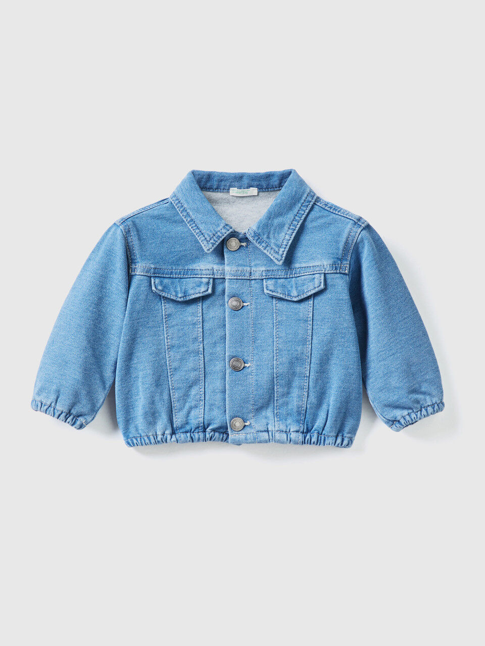 Blouson en molleton effet denim