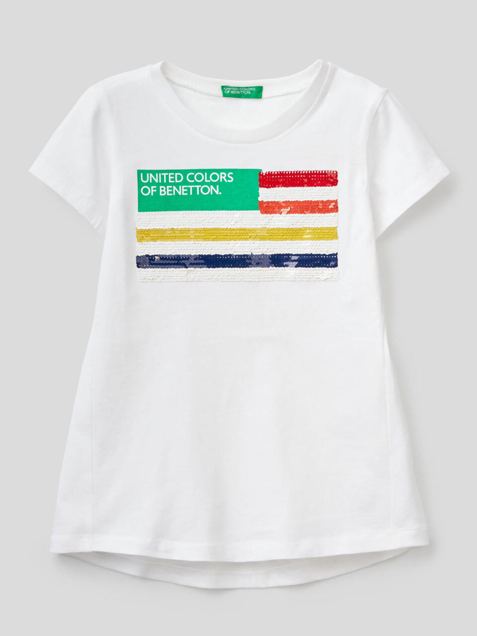 T-shirt en coton avec paillettes image number 1
