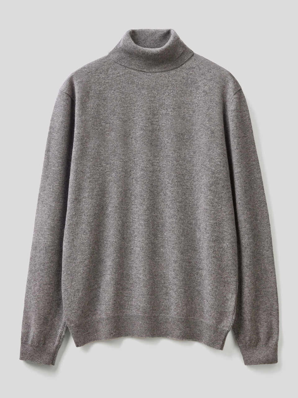 Pull col roulé en pure laine vierge image number 1