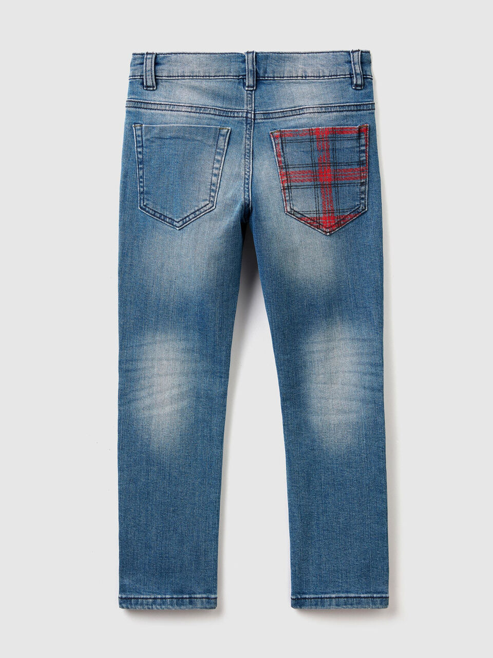 Jean coupe slim avec détails imprimés image number 2