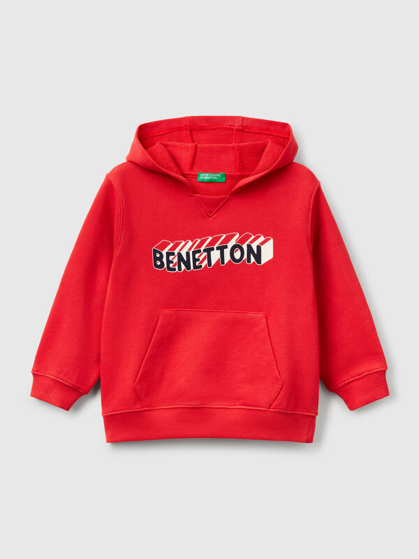 Sweat à capuche 100% coton Garçon