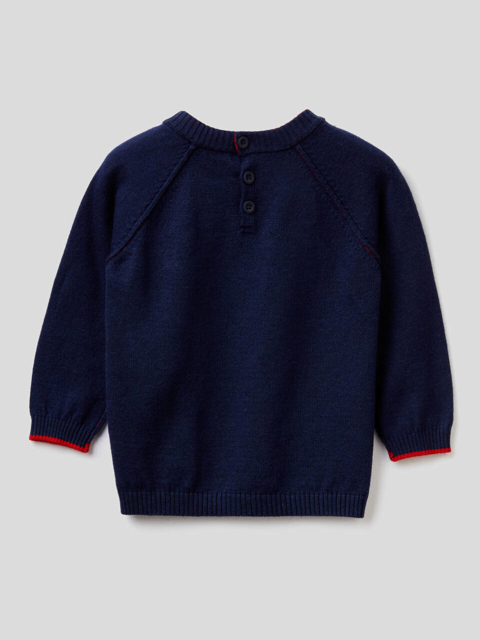 Pull col rond avec manches raglan image number 2