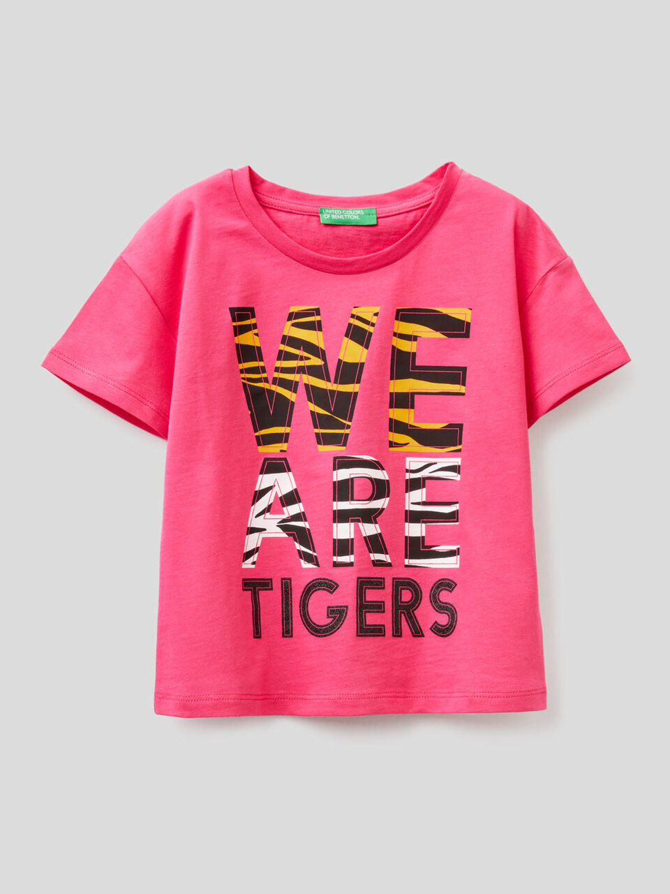 T-shirt coupe boxy en pur coton image number 1