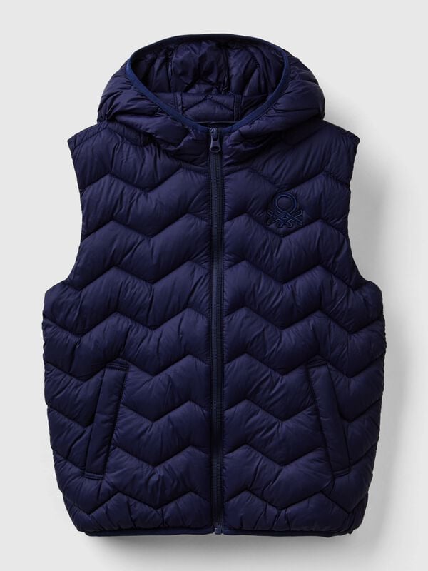 Gilet rembourré avec capuche Garçon