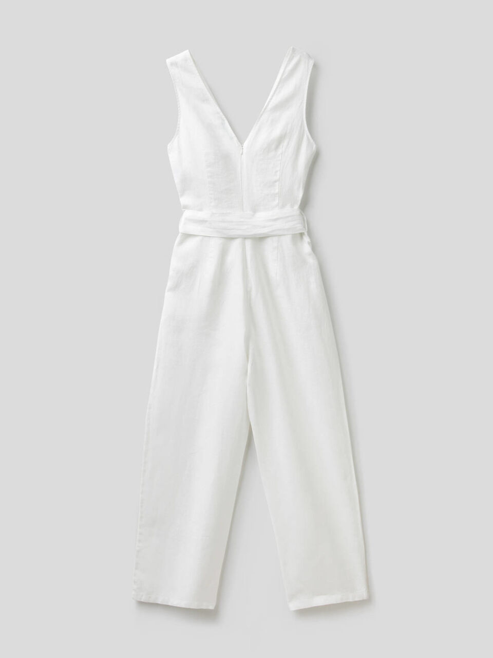 Combi-pantalon en pur lin image number 2
