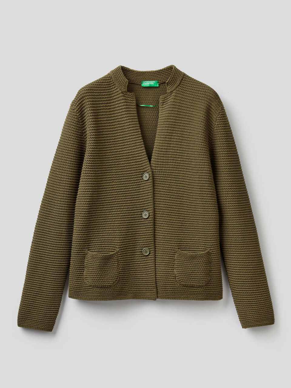 Veste en maille 100% coton image number 1