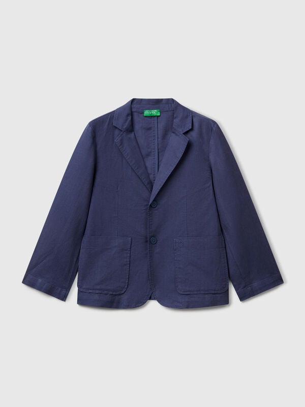 Blazer en lin mélangé Garçon