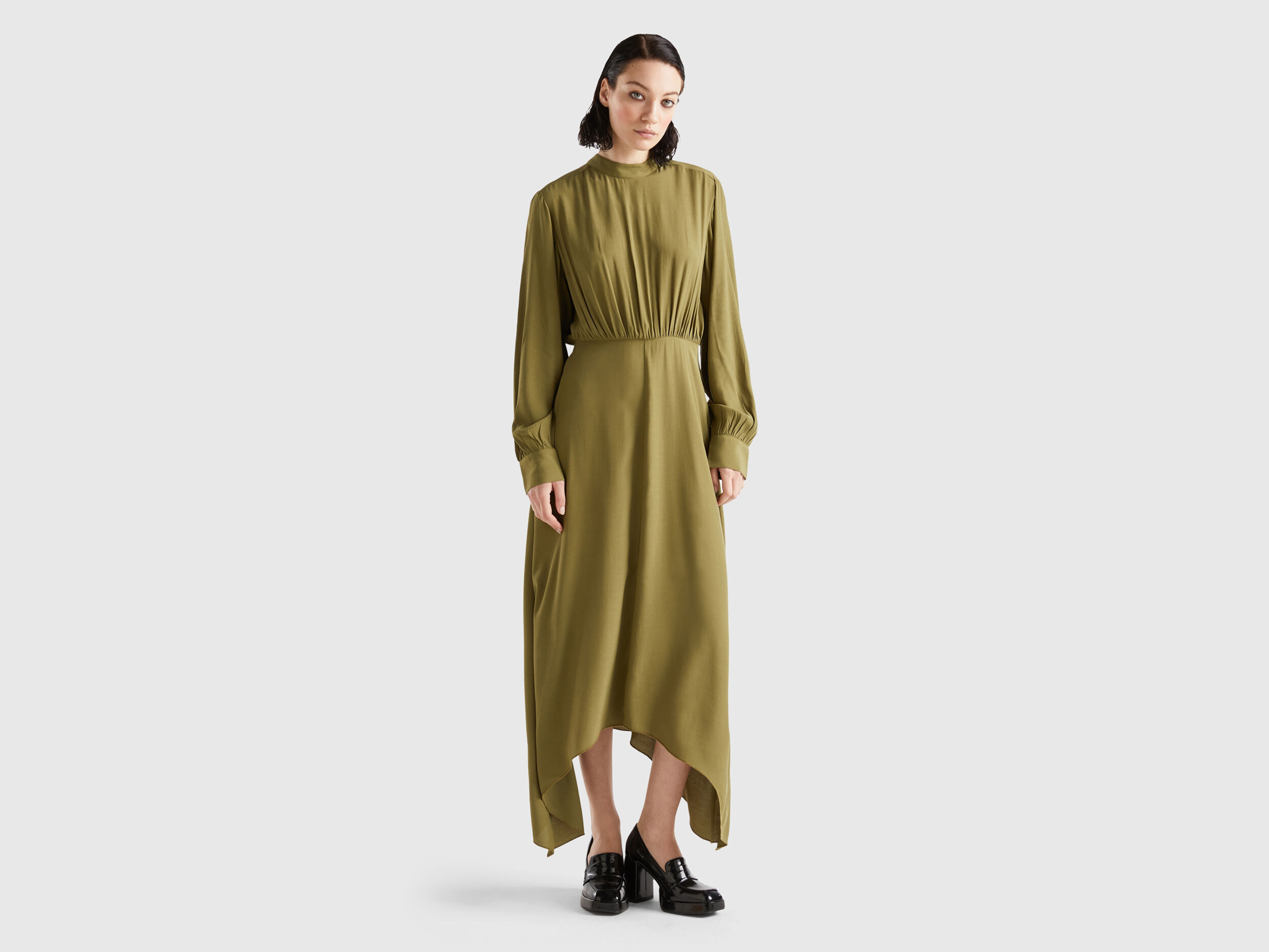 Robe longue cheap viscose fluide