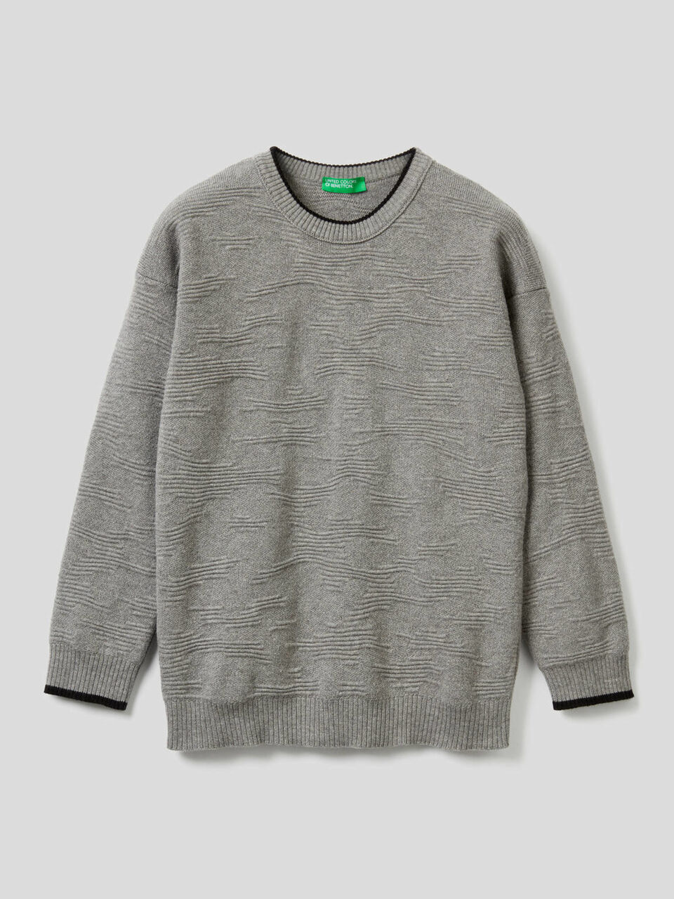 Pull travaillé 100 % coton image number 1