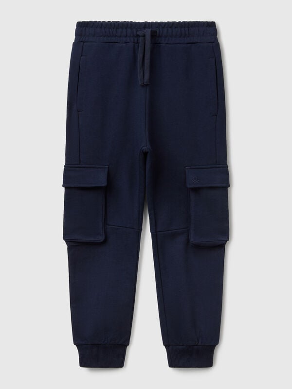 Pantalon cargo sweat-shirt Garçon