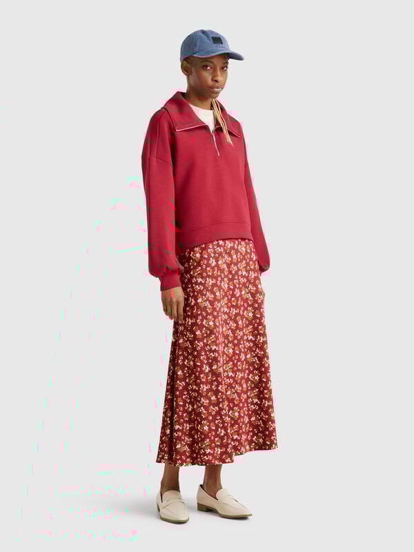 Jupe fleurie Femme