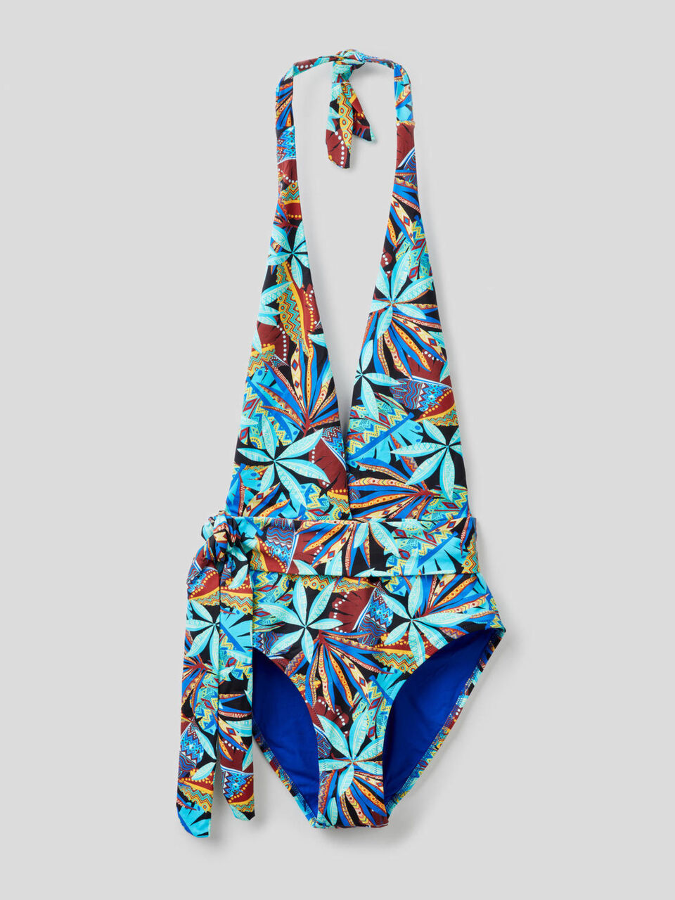 Monokini avec imprimé tropical image number 1