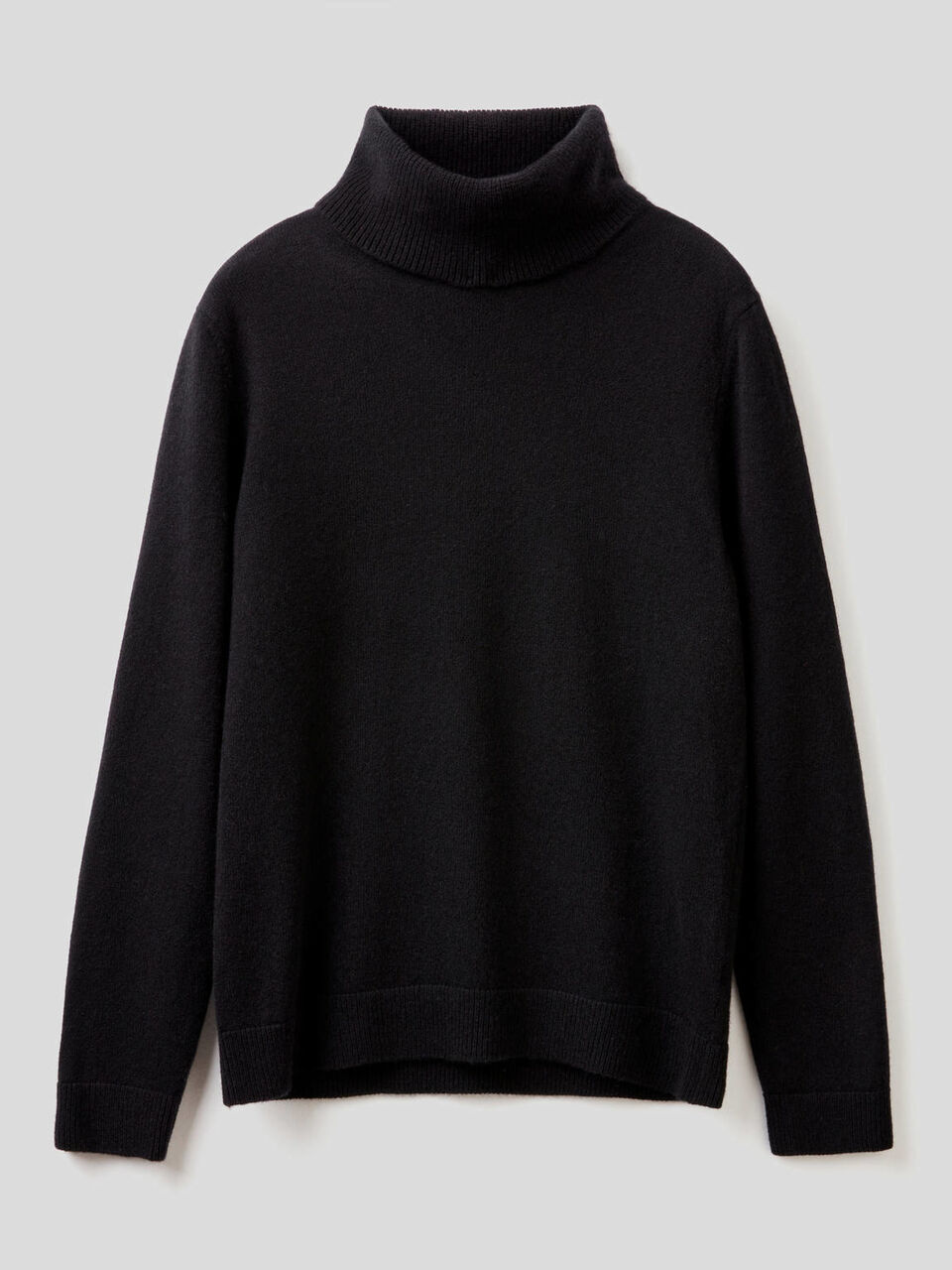 Pull col montant en pur cachemire image number 1