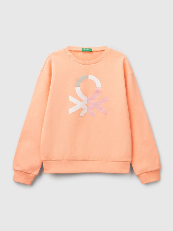 Sweat à imprimé pailleté Filles