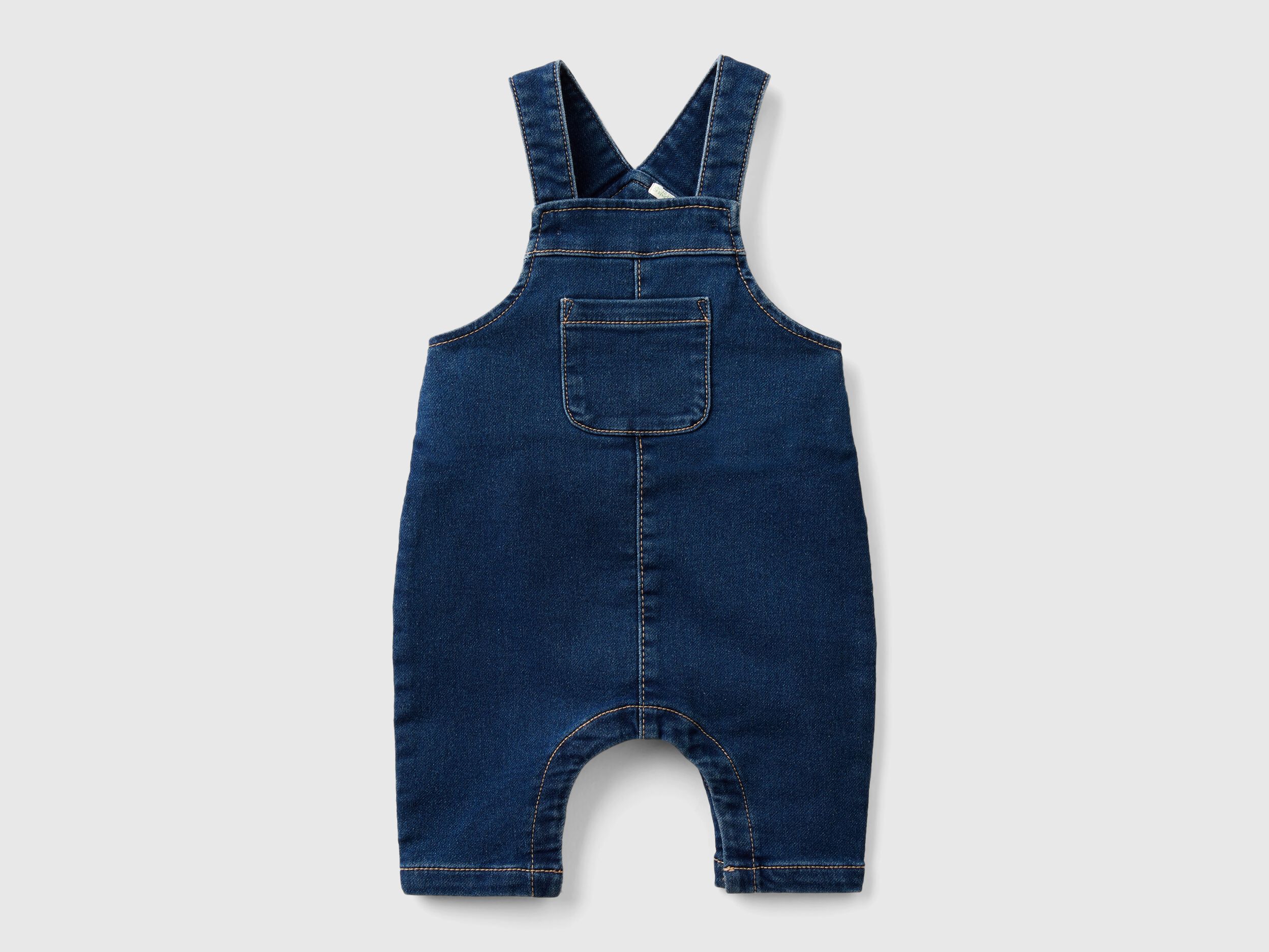 Salopette jeans benetton discount