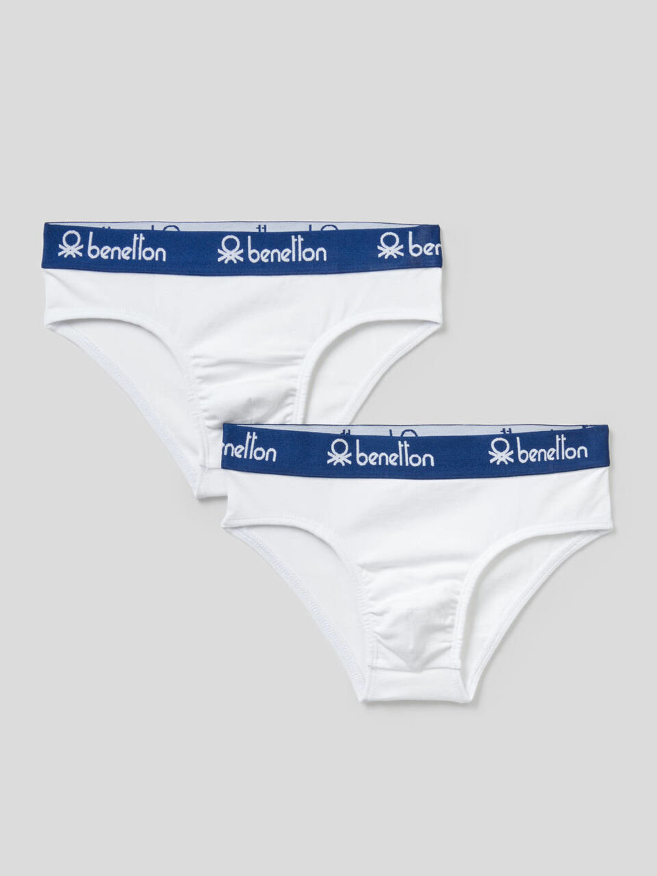 Deux slips avec élastique à logo image number 1