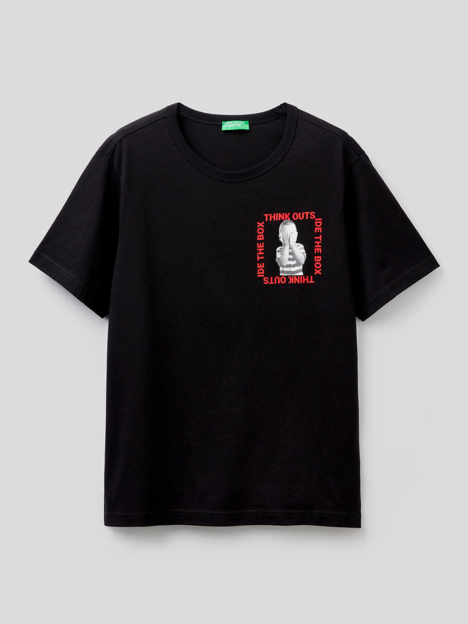 T-shirt en pur coton avec imprimé image number 1