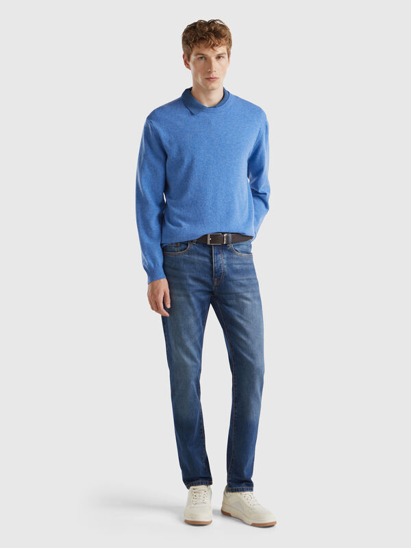 Jean slim cinq poches Homme