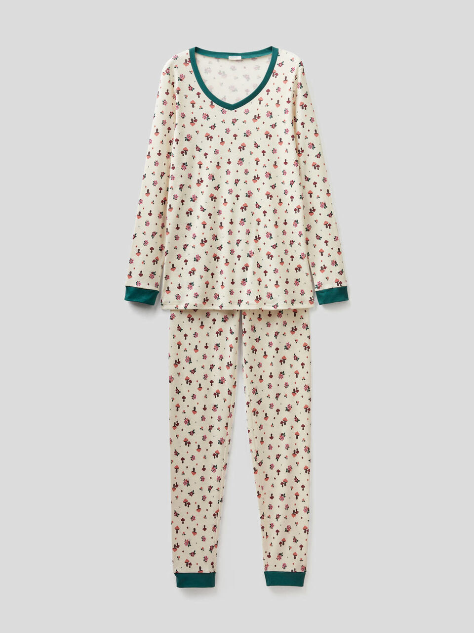 Pyjama à motif en 100% coton image number 1