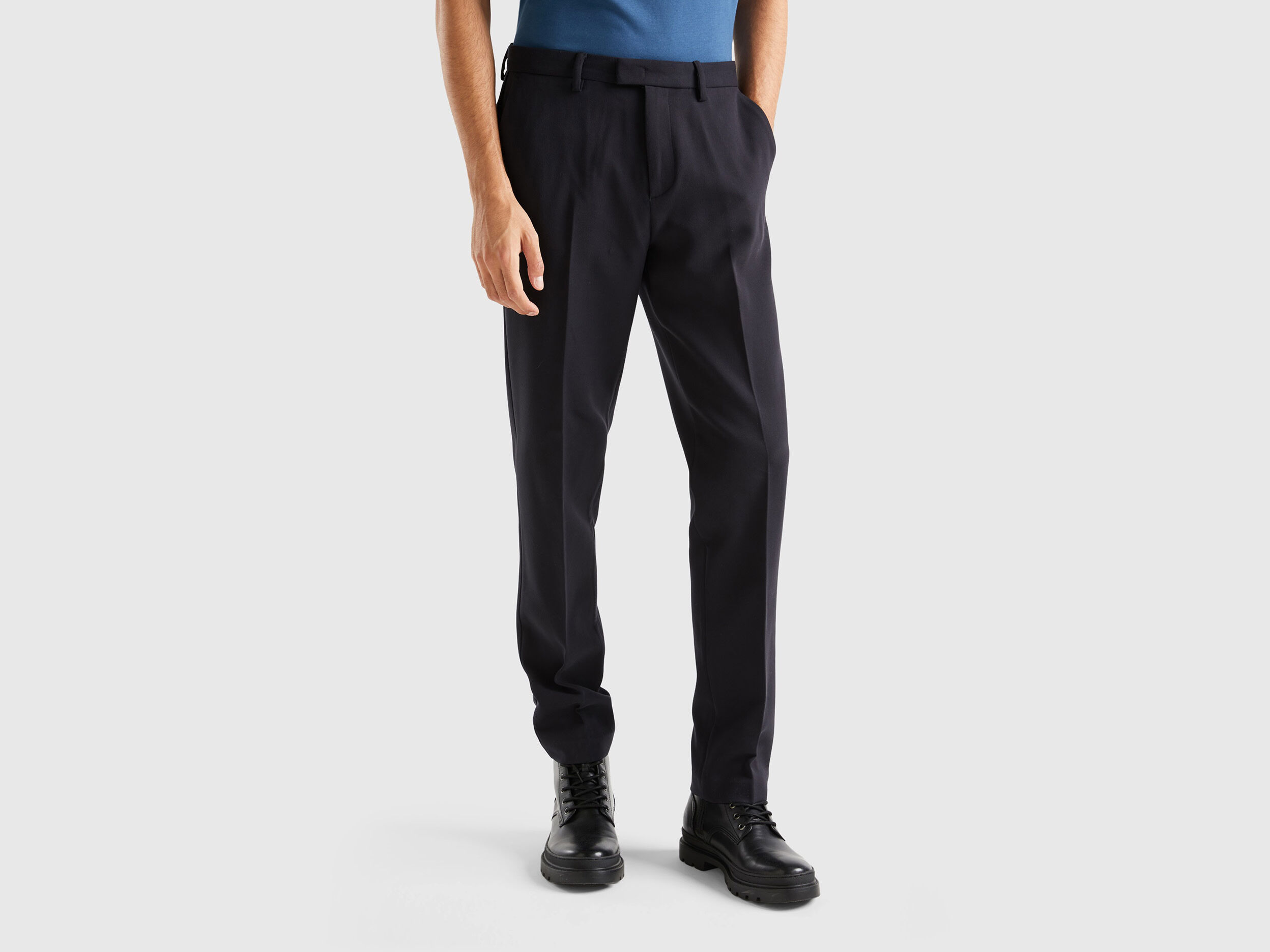 Pantalon best sale fluide homme