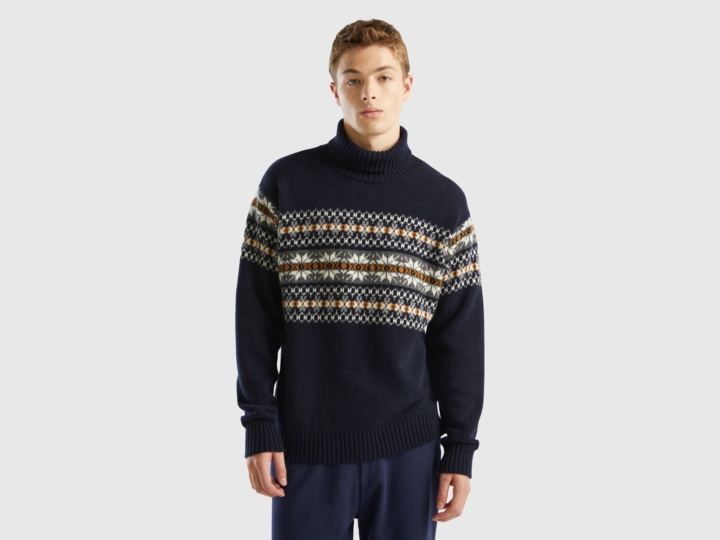 Pull jacquard homme hot sale burlington