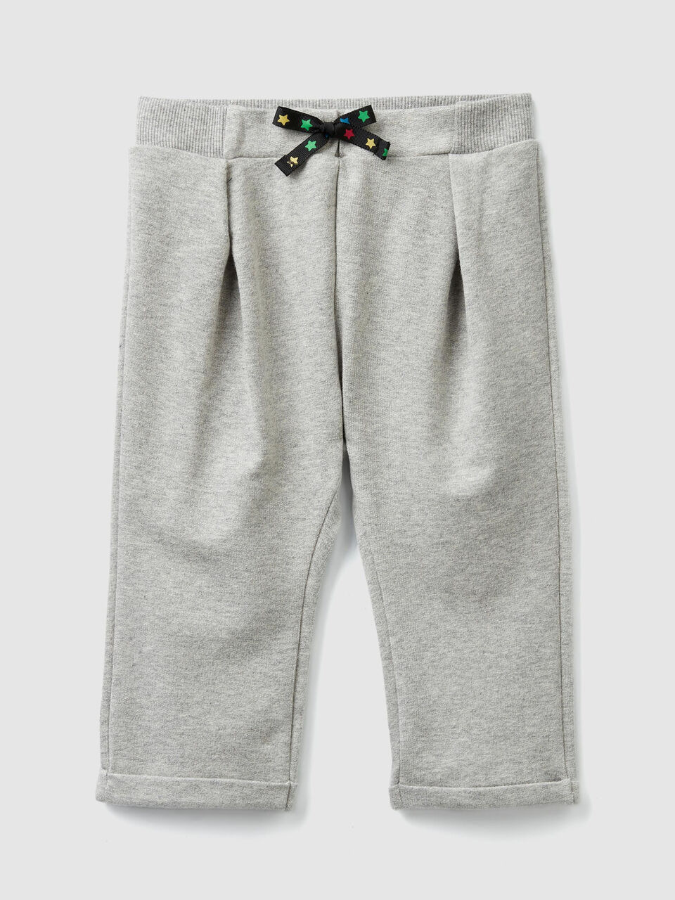 Pantalon en molleton avec revers image number 1