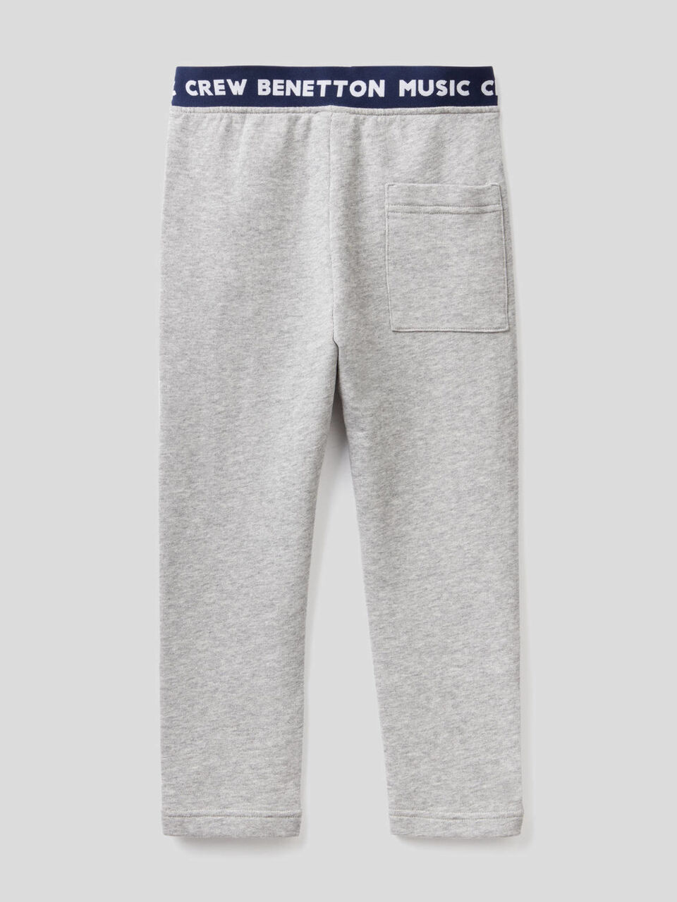 Pantalon en molleton avec élastique décoré du logo image number 2