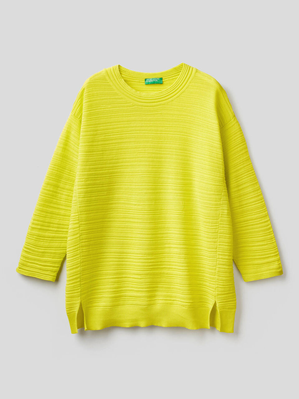 Pull texturé en 100% coton image number 1